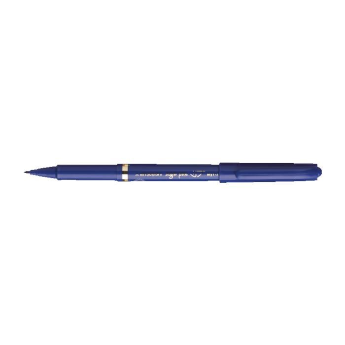 Large Blue Writing Felt Pen - UNIBALL - SIGN PEN - Nylon Felt Pen - Recycled Plastic