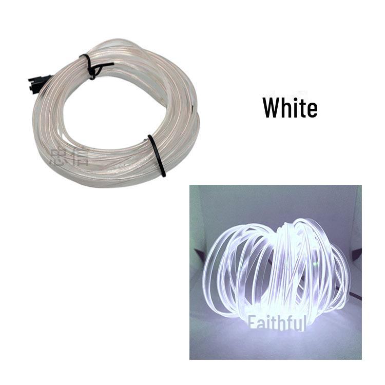 5m Clip-On LED Interior Cold Light for Cars and Motorcycles