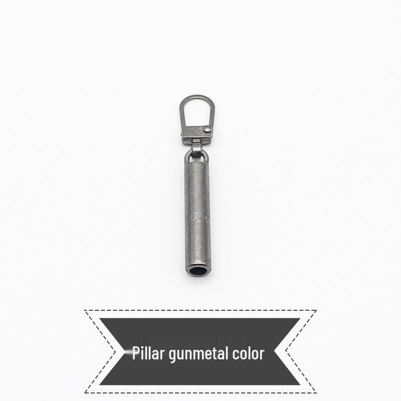 

Detachable Zipper Pull Tab Replacement for Jackets - Tool-Free Installation, Pillar Shape.