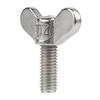 304 Stainless Steel Butterfly Weld Screw Yuanbao Hand-Tight Horn Bolt M3-M16