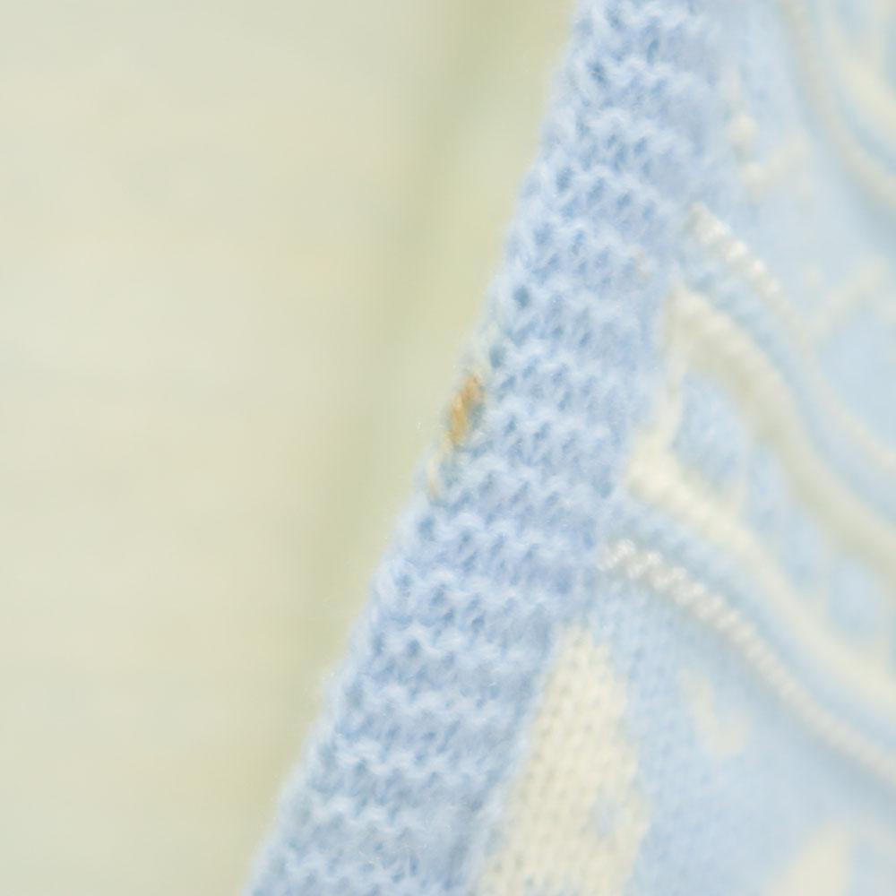 Celine Made In Japan Overall Handle Long Sleeve Poncho 90 Light Blue Kid's Used