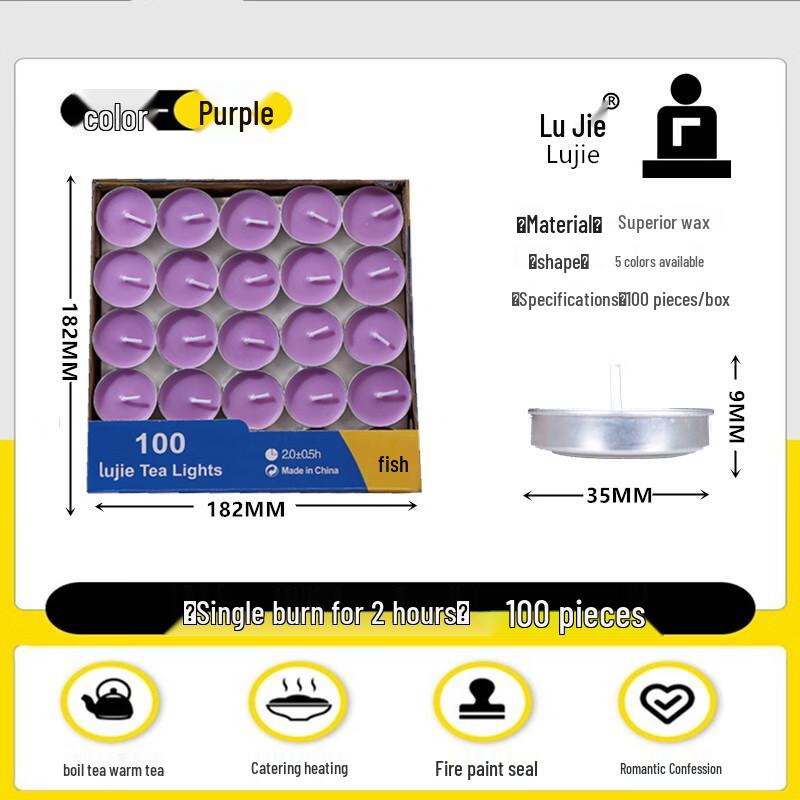 LIEI Smokeless Tea Wax Candle