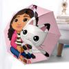 Girl, Cat- Automatic Opening and Closing, 8-rib Structure Portable Umbrella, Suitable for Men and Women In All Seasons - Perfect Gift for Ho