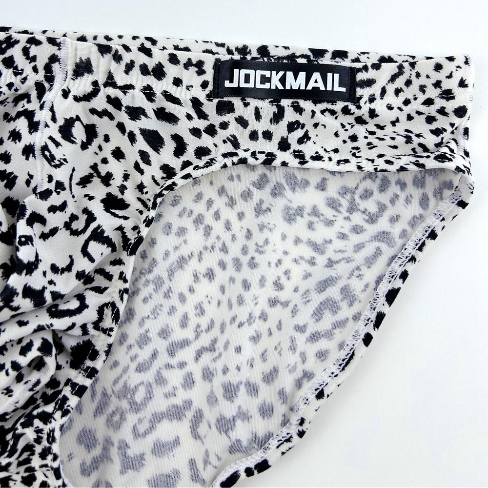 Briefs JOCKMAIL Leopard Print Sexy Low Rise Men's Underwear