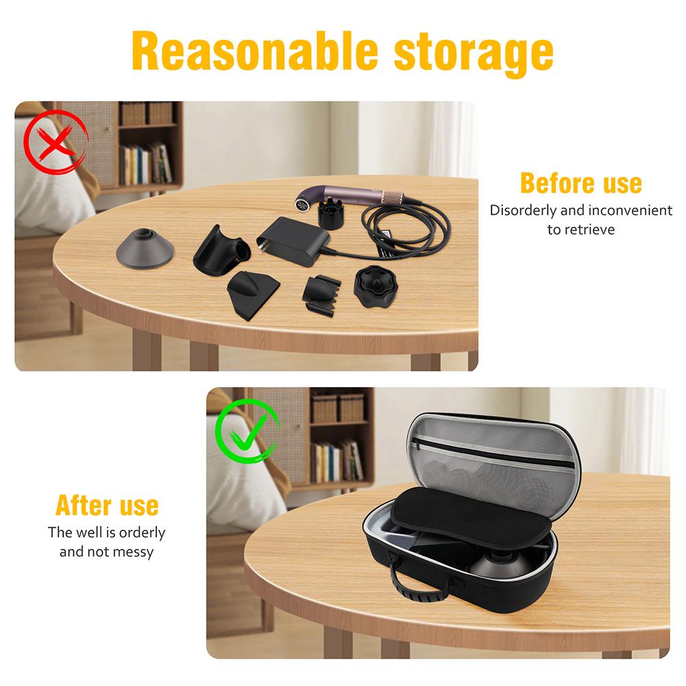 For Dyson Hard Hairdrier Storage Bag Anti-Fall Portable Travel Carrying Box Universal Blower Storage Bag Hair Dryer Accessories