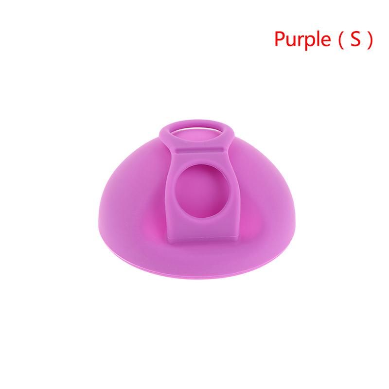 

1 шт. силиконовый плоский дизайн очень тонкий многоразовый менструальный диск с язычком 59*30mm фиолетовый
