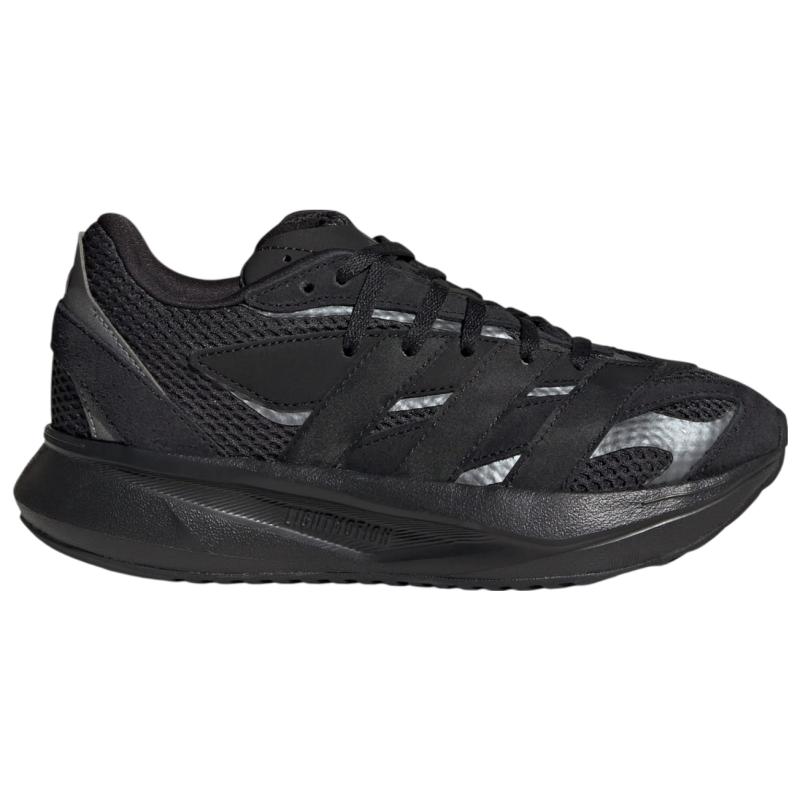 Adidas LIGHTBLAZE Breathable Low Top Kids' Running Shoes Black Sneakers JQ4757