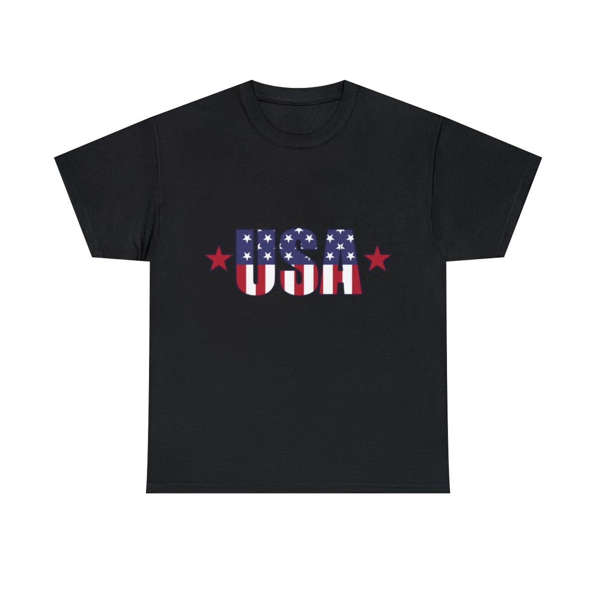 USA Patriotic Graphic Tee Shirt, S-5XL 4XL