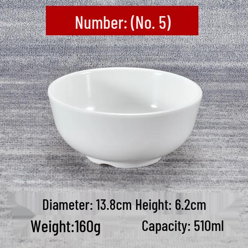 

AVADEN Melamine Dining Bowls (Set of 10)