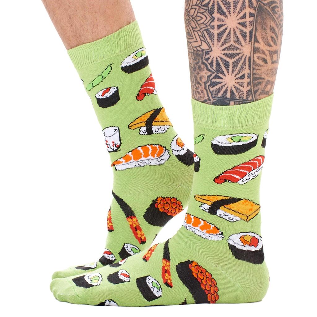 Floso Unisex Adult Sushi Socks (Pack of 6)