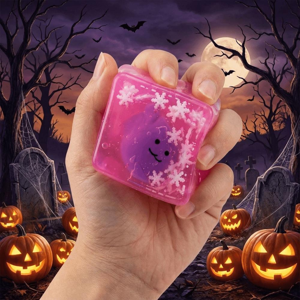 Cartoon Halloween Squeeze Toy Ghost Pumpkin Slow Rebound Toy Halloween Pinch Music Halloween Prank