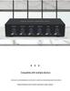 2-In 4-Out High Fidelity 3.5mm AUX Stereo Audio Distributor with Volume Control