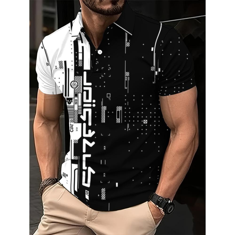 Summer men s polo shirt is comfortable and breathable S