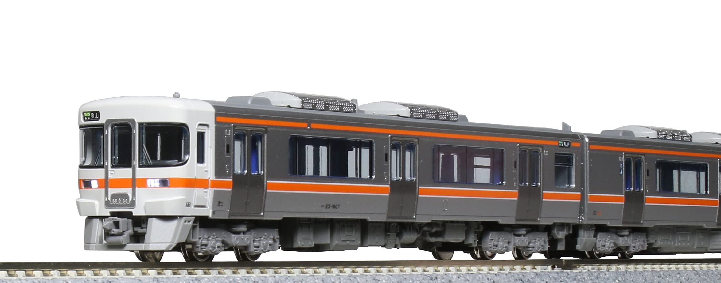

KATO N Gauge Kiha 25 Series 1500 Series Kisei Main Line Set Diesel Train Model Line/Sangu 2-Car 10-1372 серебряный