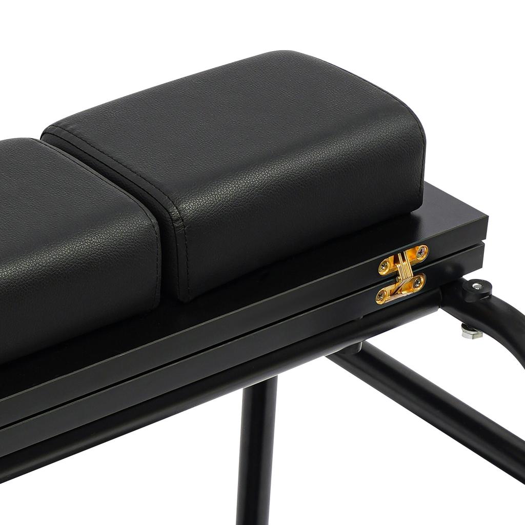 Foldable Foot Spa Trolley Cart with Wheels, 2-Tier Manicure Pedicure Station for Home Salon, Mobile Foot Bath Table with Brakes