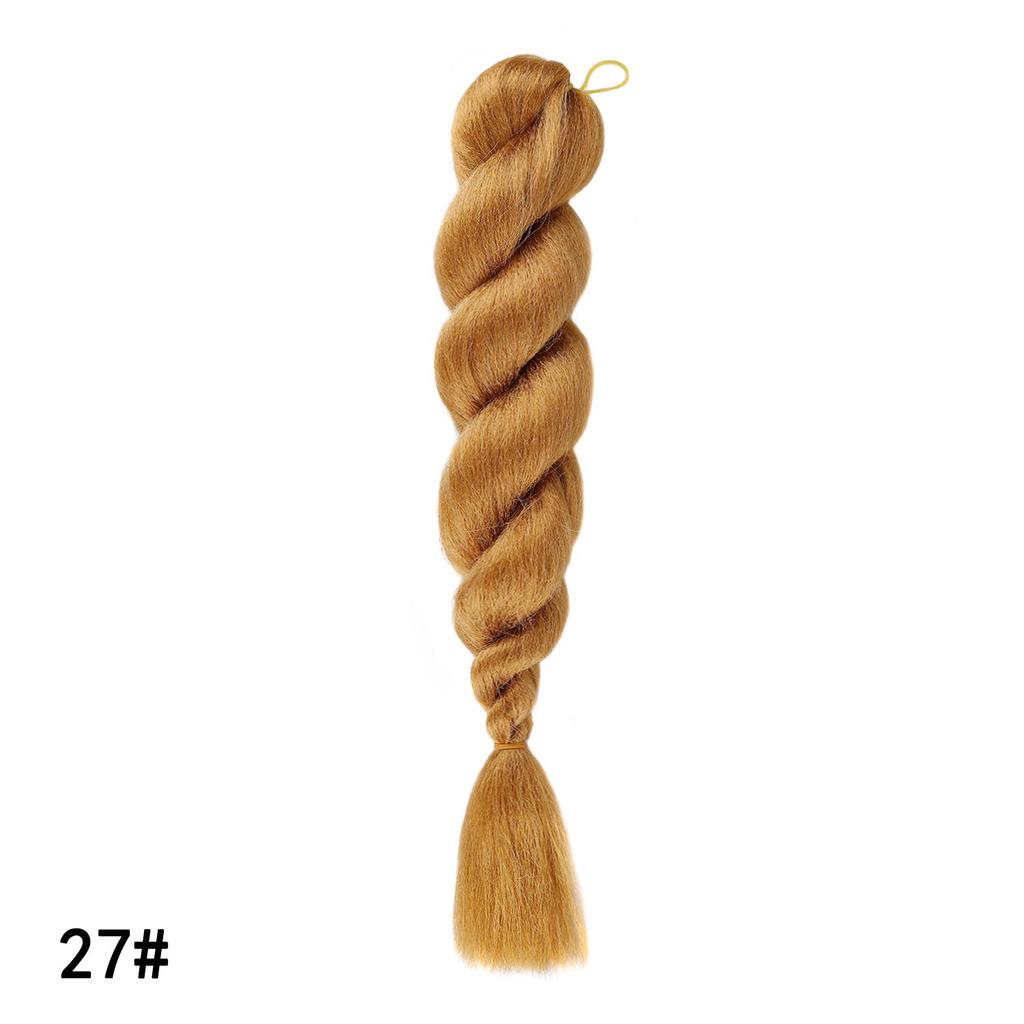 Buntes Ombre Jumbo Flecht Haar Niedrigtemperatur Flammhemmend Synthetisches Haar Großpackung Verwicklungsfrei Häkel Twist Zöpfe Haarverlängerungen