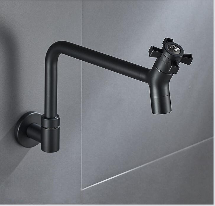 

Bathroom Basin faucet Single Cold 304 Stainless Steel basin faucet sink tap basin mixer water tap wall mounted with bidet gun