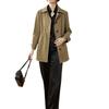 Premium trench coat women's clothing, new spring small casual and thin women's short and medium jackets