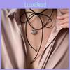 Minimalist Heart Pendant Chain In Zinc Alloy With Electroplating For Everyday Wear