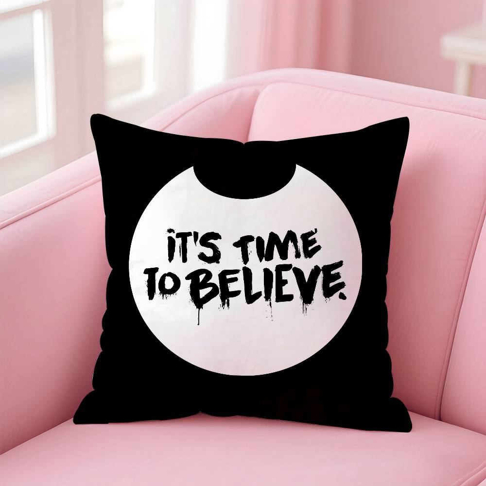 Anime Bendy and the Ink Machine Pillow Case Anti-dustmite Pillowcase Invisible Zipper Silky Short Plush Sofa Cushion Cover