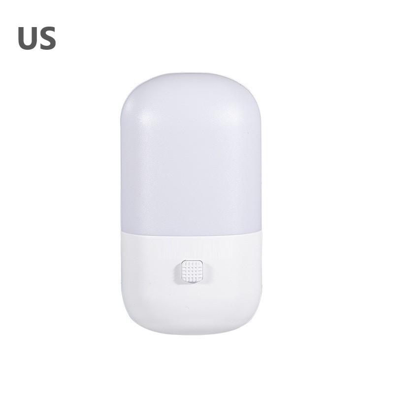 

Ночник 3 Вт, сменный переключатель, светодиодная розетка для кормления, ночная прикроватная лампа для спальни, энергосберегающая US Plug белый