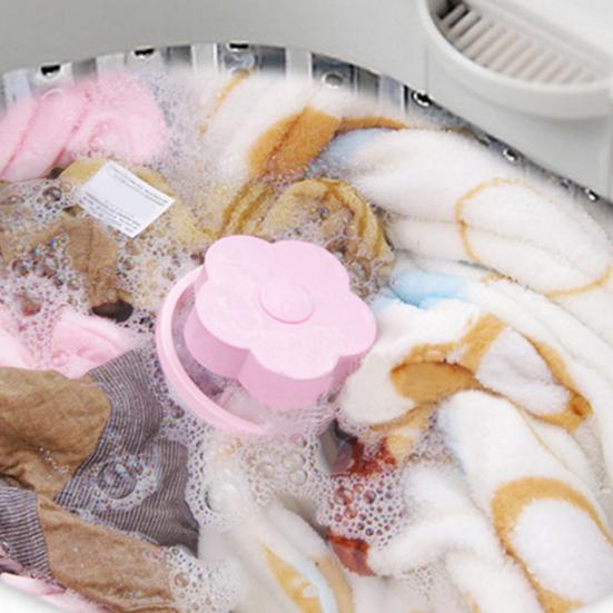 Flower Washing Bag Laundry Machine Float Filter Ball Fur Catcher Hair Remover