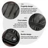 1Pair Men'S Pu Leather Winter Autumn Driving Keep Warm Gloves Fleece Tactical Gloves Black Outdoor Sports Waterproof Mitten