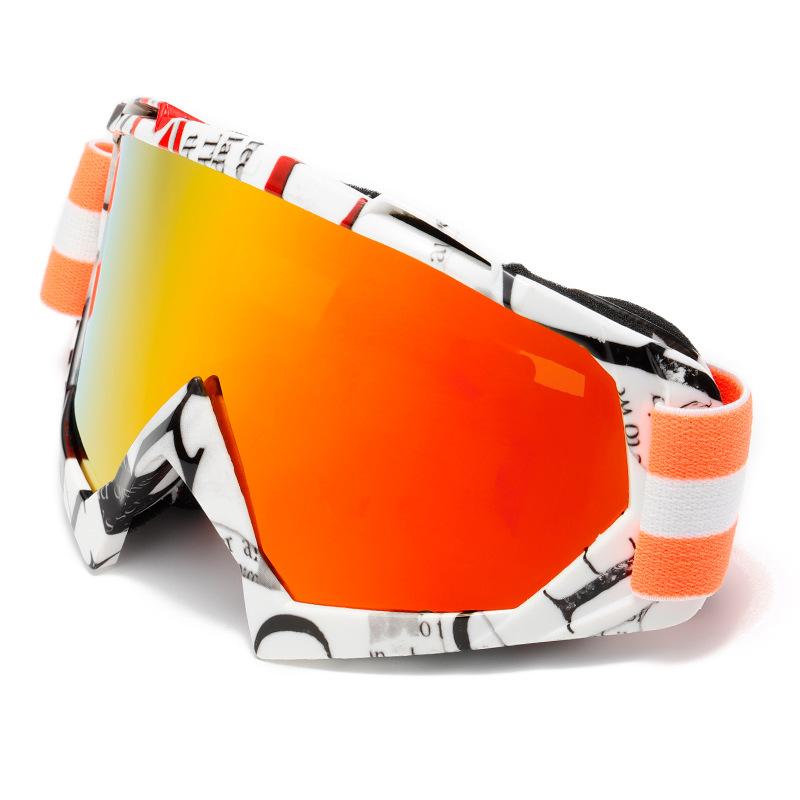 

New Man Woman Ski Goggles Anti-fog UV400 Snow Eyewear Outdoor Sports Winter Snowboard Windproof Skiing Glasses Unisex Colorfu