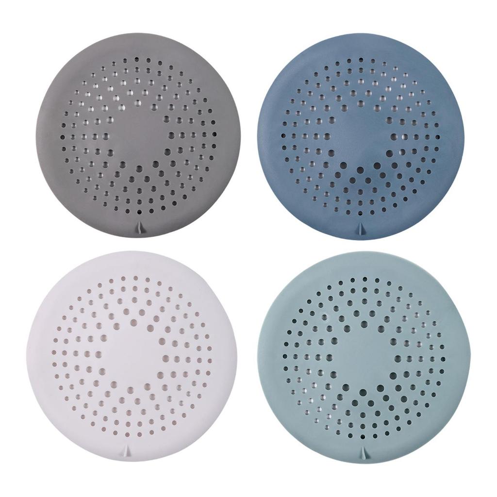Drain Hair Catcher Multifunctional Silicone Sink Tub Stopper Round Floor Drain Strainer Cover Kitchen Sink Strainer for Bathtub