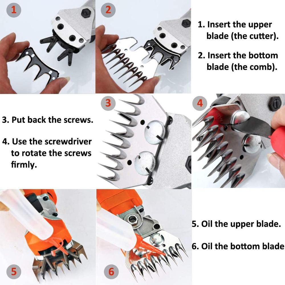 Curved Blade Sheep Shears High Carbon Steel Shearing Comb Durable Wool Cutter Sheep Shearing