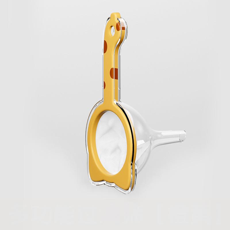 Kitchen Filter Fine Mesh Strainer Sieve Nylon Filter Spoon Plastic Soy Milk Juice Yogurt Food Strainer Kitchen Utensils