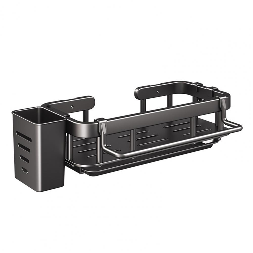 Hanging Kitchen Sink Rack Dishcloth Holder Kitchen Sink Rack Organizer with Chopstick Holder for Easy Installation for Kitchen