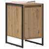 Nightstand Rustic Oak Design 39.5 x 30 x 50 cm Engineered Wood