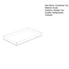 Clear Acrylic Toiletry Holder Decorative Tray, Modern Rectangular Vanity Space Small Tray for Toothbrush Saving Jewelry And Perfume Organizer Bathroom