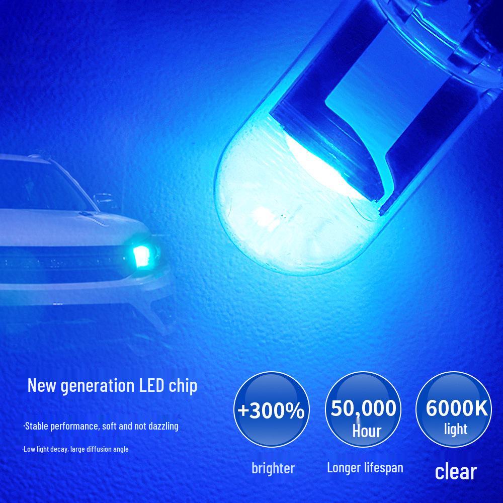 Universelle LED T10 Glühbirne, 12V Super Hell für Auto-Parklicht, Kennzeichenbeleuchtung und Tagfahrlicht