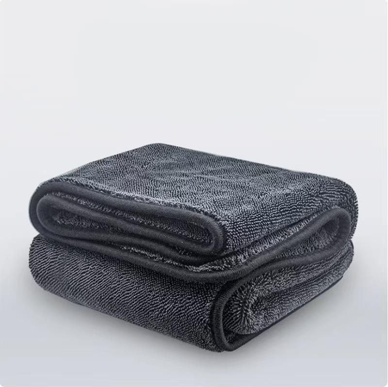 Dual-Sided Superfine Fiber Korean Braid Car Wash Towel - High Absorption & Thickened Design