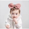 Kawaii Flower Headband Rabbit Ears Turban Headband Baby Girls Kids Hair Bows Head Bands Accessories for Children Headdress