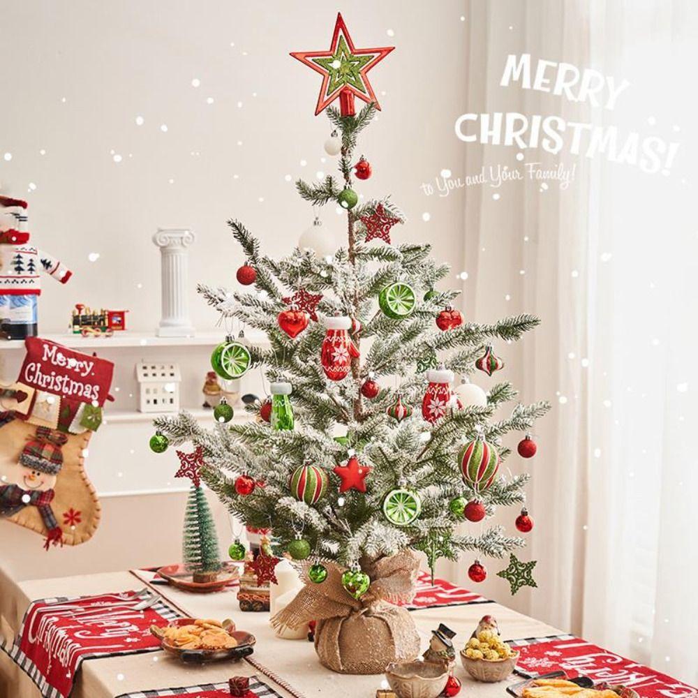 Small Pendant Christmas Tree Decorations Red Ornaments Christmas Tree Pendant Christmas Ball Home