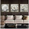 Mintura Wall Picture for Living Room Oil Paintings On Canvas Hand Painted Many White Flowers Hotel Decor Home Art No Frame