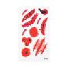 Face Body Art Horror Wound Temporary Tattoos Halloween Tattoo Stickers Fake Tattoo Horror Scar