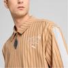 PUMA Porsche Legacy Lifestyle High Neck Loose Fit Striped Zip Long Sleeve Jacket Men jackets Warm-Beige 630266-10