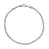 Shinjuku Gin No Kura 3.2mm Wide Roll Chain, Sterling Silver 925, 20cm Bracelet, Men's, Round Top Chain, Round Azuki Chain, Large, Volume, Large Size