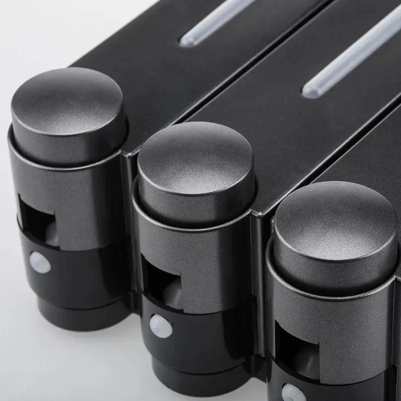 Wall Mounted Soap Dispenser Manual Press Soap Box Hand Sanitizer Bottle Large Capacity Shampoo Shower Gel Bottles Container