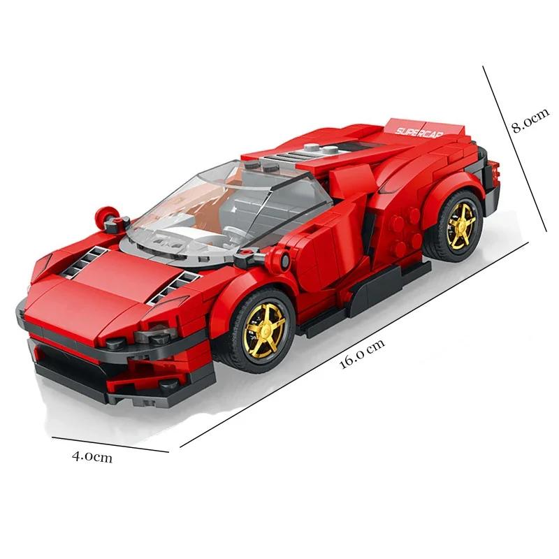 Speed Car Series Vehicle Building Blocks Supercar Set Racing Sports Car Classic MOC Model Bricks DIY Toy Kid Holiday Gifts