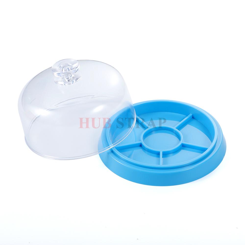 6 Slots Watch Dust Sheet Cover with Tray Watch Movement Watchmaker Repair Tools Repair Tool Spare Protector Jewelry Tools