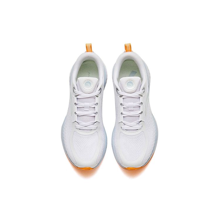 Anta Cushioning Non-Slip Durable Low-Top Running Shoes Women sneaker White Blue 122335556-4