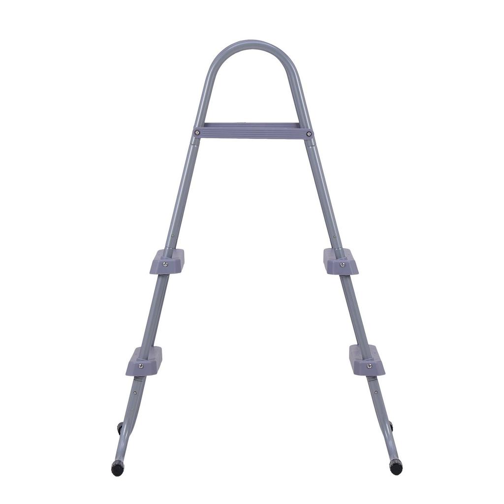 Above Ground Pool Ladder, 2-Step Steel A-Frame Swimming Pool Stairs for 83.8 Cm High Wall, 136 Kg Capacity Entry/Exit Steps with Secure Non-Slip