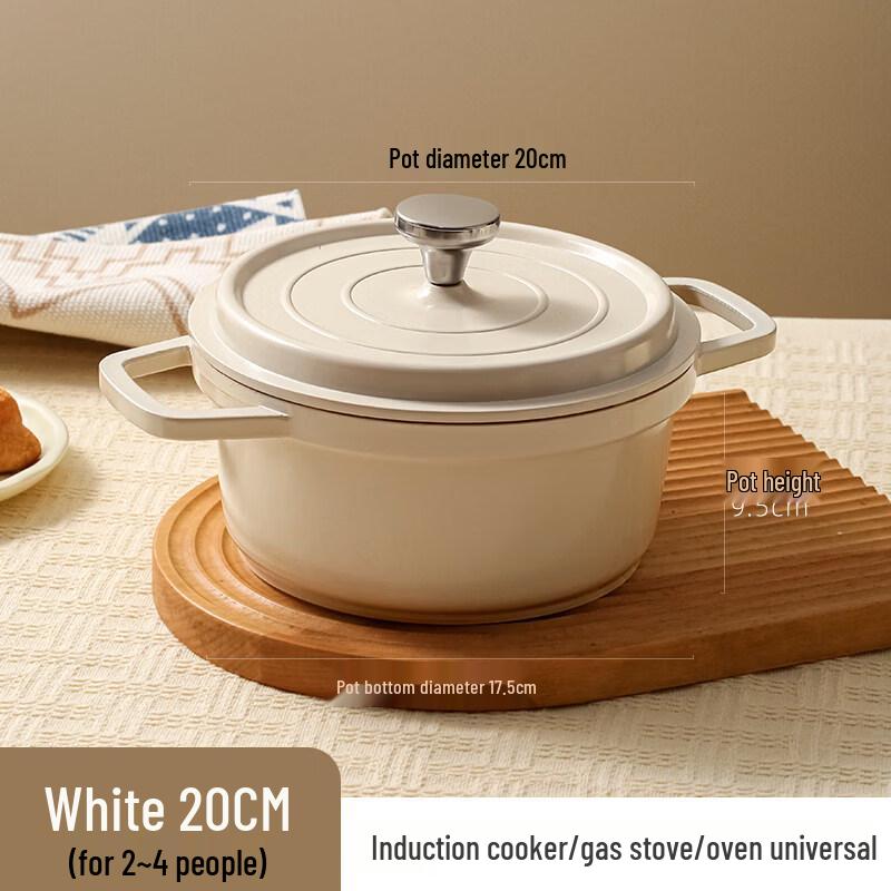 Qiwei Multi-Functional Enamel Ceramic Stew Pot