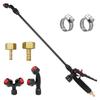Flexible Hose Compatibility Manual Backpack Sprayer Versatile Nozzle Options Manual Backpack Sprayer Mist Sprayer Kit