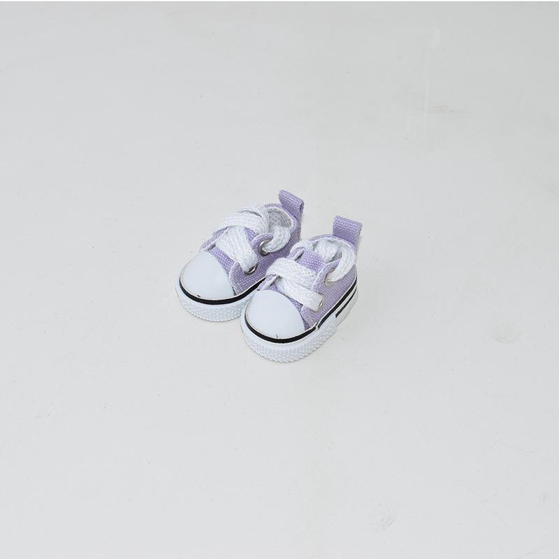 15cm Cotton Doll Shoes for BJD Dolls, 6 Points, 30cm Jointed Dolls, Dress-Up Accessories, 4.5cm Canvas Shoes